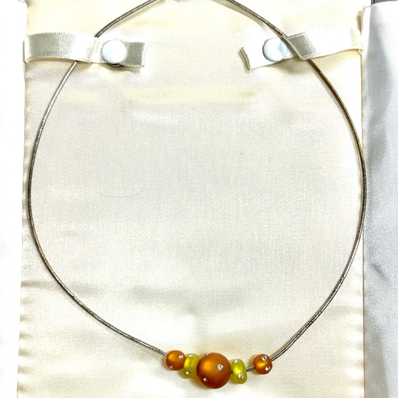 Swarovski 925 IOB Estate Beads Crystals Sterling Necklace Vintage - Picture 5 of 10